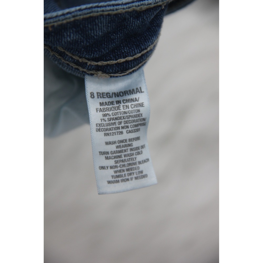 AEROPOSTALE Baby Bootcut Jeans Women's Size 8R Light Wash Blue Low Rise Y2K - Picture 9 of 12